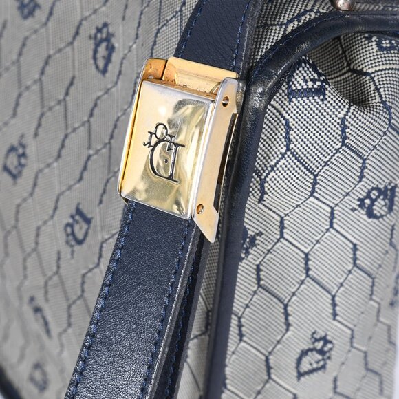 Christian Dior Vintage Honeycomb Logo Mini Crossbody Shoulder Bag - Picture 13 of 14